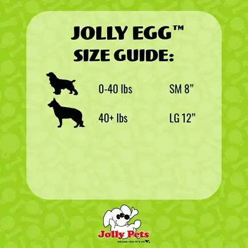 Size Chart Jolly Egg Dog Toy