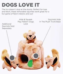 Hide A Squirrel Dog Toy Puzzle 3